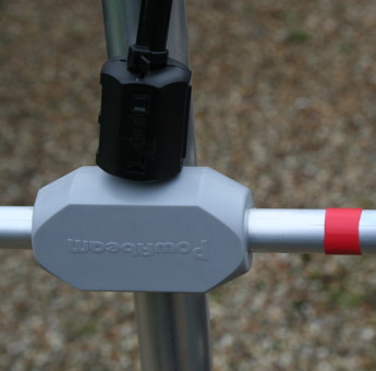 Suitable ferrite close up to the feedpoint